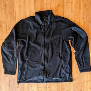 Marmot Zip Up Polartec Fleece Jacket Large Black